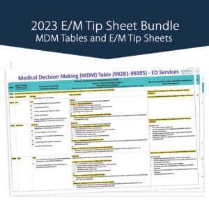 2023 E/M Tip Sheet Bundle for Facilities