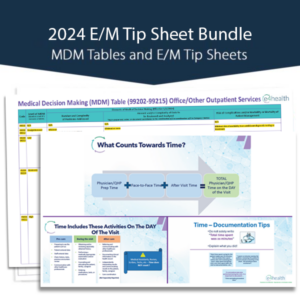 2024 E/M Tip Sheet Bundle